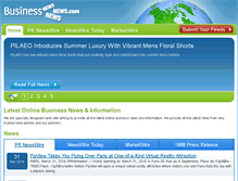 Tablet Screenshot of businessnewsnewsnews.com